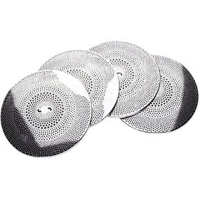 4pcs Car Door Audio Speaker Decor Cover Loudspeaker 3D Trim Sticker Fit for Benz Fit for AMG C E Class W205 W213 GLC Car Styling Door Audio Speaker Cover(Light)