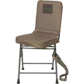 Banded Swivel Blind Chair – 360° Silent Rotation, Adjustable Legs, Padded Seat for Hunting (Realtree Legacy, Regular)