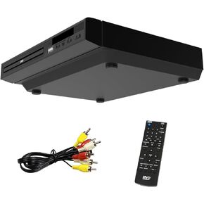 DVD Players for TV, DVD Players That Play All Regions, Simple DVD Player for Elderly, CD Player for Home Stereo System, Included RCA Cable DVD Player