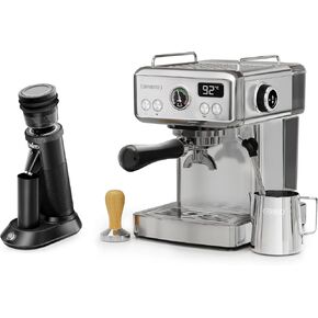 HIBREW H10A & G5 Espresso Machine Set with Milk Frother and Grinder for Cappuccino/Mocha/Macchiato and more.