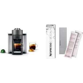 Nespresso Vertuo Coffee and Espresso Maker by De'Longhi, Titan Descaling Kit