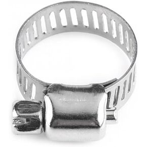 Hose Clips,Pipe Clamps,10pcs Iron Galvanized Adjustable Drive Hose Clamp Fuel Line Worm Size Gear Clip Pipe Clamp Tube Fasterner 8mm Spring Pipe Clip,13,19mm one,line (Size : 2538mm cross)