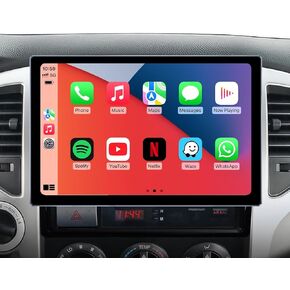 11.5 '' 'Car Radio Stereo Upgrade لـ Toyota Tacoma 2005-2015 مع Android12/5g WiFi/Wireless Carplay/Android Auto/Touch Screen/GPS Mavigation/BT/FM/AM/RDS/HD (Qualcomm 8core+64GB)