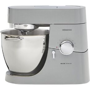 Kenwood Chef Titanium Kitchen Machine, Stainless Steel - 7 qt - Kitchen Mixer - 800W Motor & Electronic Variable Speed Control - Includes Dishwasher-Safe Work Bowl & Three Mixing Tools