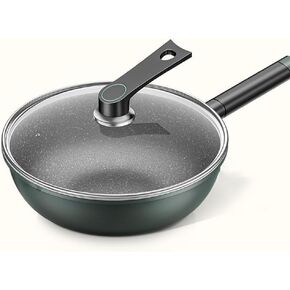 Wok Maifanshi-Non-Stick للاستخدام المنزلي ، مقلاة ، مقلاة غير لاصقة ، طباخ كهرومغناطيسي