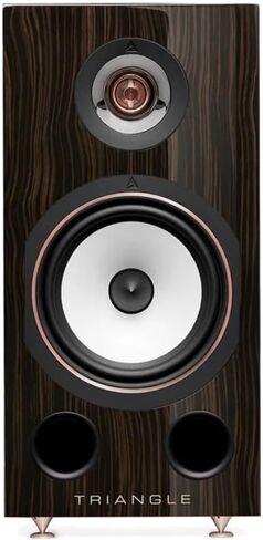 triangle Audio Comète 40th Anniversary Bookshelf Speakers Pair, Rose Gold Magnesium Dome Tweeter, Cellulose Paper Woofer, Expansive Soundstage, Exceptional Bass Delivery - (Sycamore) in Kuwait