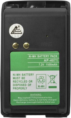 SEARTERPOWER® 7.2V 1800MAH NIMH بطارية لـ Motorola PMNN4000 ، PMNN4000C | متوافق مع GP68 ، GP-68 أجهزة الراديو ثنائية الاتجاه | حزمة بطارية معاد شحن OEM القابلة لإعادة الشحن in Kuwait