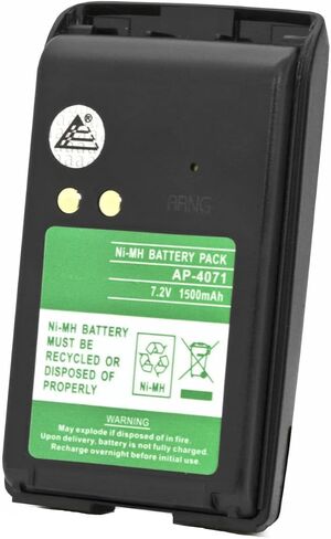 SEARTERPOWER® 7.2V 1800MAH NIMH بطارية لـ Motorola PMNN4000 ، PMNN4000C | متوافق مع GP68 ، GP-68 أجهزة الراديو ثنائية الاتجاه | حزمة بطارية معاد شحن OEM القابلة لإعادة الشحن in Kuwait
