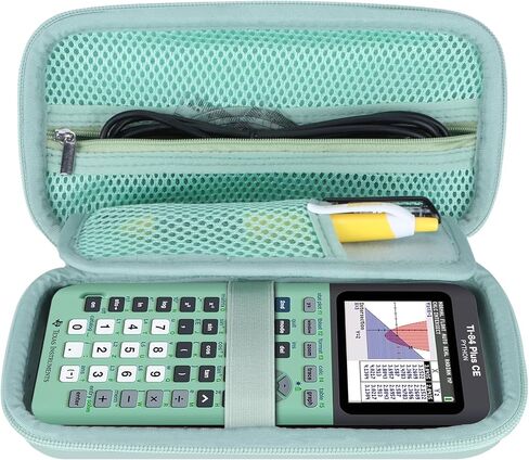 Hard Case Replacement for Texas Instruments TI-84 Plus CE/TI-84 Plus/TI-Nspire CX II CAS/TI-Nspire CX II/TI-83 Plus/TI-89 Titanium/TI-85 / TI-86 Color Graphing Calculator (Pale Green Case) in Kuwait