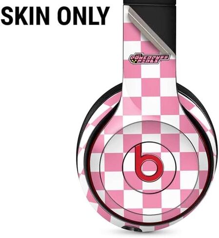 Skinit Decal Audio Skin Compatible with Beats Solo 3 Wireless - Officially Licensed Cartoon Network Powerpuff Girls Blossom Pink Hearts Design in Kuwait