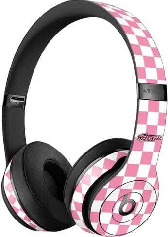 Skinit Decal Audio Skin Compatible with Beats Solo 3 Wireless - Officially Licensed Cartoon Network Powerpuff Girls Blossom Pink Hearts Design in Kuwait