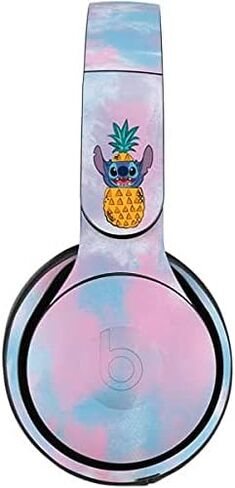 Skinit Skinit Audio Skin متوافق مع Beats Solo Pro - Disney Lilo المرخص رسميًا وتصميم غرزة الأناناس غرزة in Kuwait