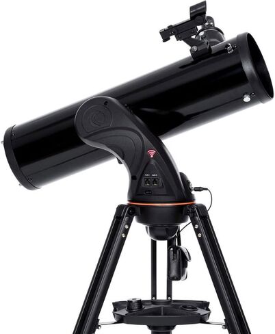 Celestron Astro Fi 130 Reflector Telescope for Beginners with Built-in WiFi | WiFi GoTo Smartphone Controlled, Computerized Mount, Automatic Star Tracking, Large 130mm Mirror for Bright Deep-Sky Views in Saudi Arabia