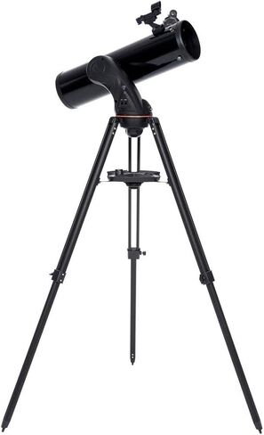 Celestron Astro Fi 130 Reflector Telescope for Beginners with Built-in WiFi | WiFi GoTo Smartphone Controlled, Computerized Mount, Automatic Star Tracking, Large 130mm Mirror for Bright Deep-Sky Views in Saudi Arabia