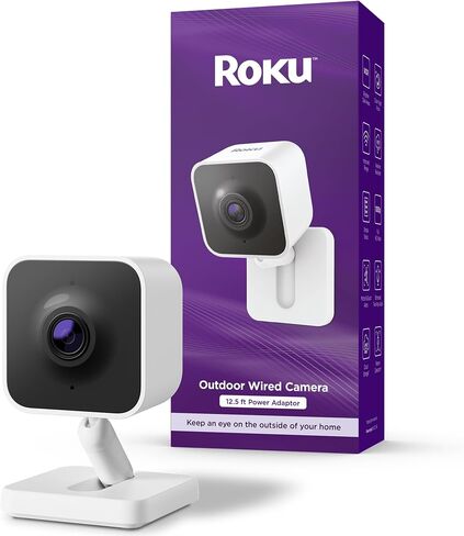 كاميرا بطارية Roku للأمن المنزلي-جديد 2025 مقاوم للطقس اللاسلكي والكاميرا اللاسلكية الخارجي والحيوانات الأليفة مع الصوت 1080 بكسل HD & في اتجاهين-قابلة لإعادة الشحن ، واكتشاف الحركة و Wi-Fi in Kuwait