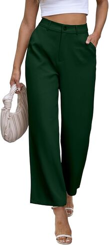 سروال نسائي من Onlypuff بنطلون صغير الحجم طويل مستقيم ومتوهج أنيق Capris Apricotk M in Kuwait