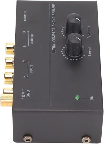 Keenso Phono Turntable Preamp Low Noise Stereo Input Output Sensitive Record Player Preamplifier for Collectors (US Plug) in Saudi Arabia
