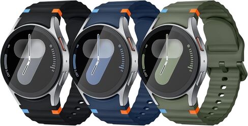 3 حزمة سبورت باند متوافقة مع Galaxy Watch 7 فرق 44 مم 40 مم ، Samsung Galaxy Watch Fe/6/5/4 Classic (40mm-47mm) in Kuwait