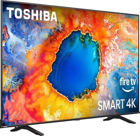 سلسلة Toshiba 85 بوصة C350 Series LED 4K UHD Smart Fire TV مع صوت Remote مع Alexa (85C350NU) in Saudi Arabia