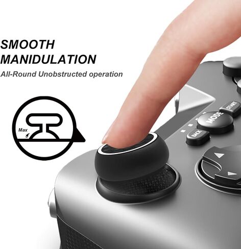 Thumb Grips Caps Performance Joystick Cover Controller for CQC FPS Games, Compatible with PS5, PS4, Xbox Series X/S, Xbox One, Switch Pro, 3 Pairs (6pcs) Silicone Diamond Grain Blue in Saudi Arabia