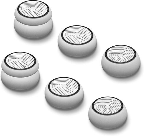 Thumb Grips Caps Performance Joystick Cover Controller for CQC FPS Games, Compatible with PS5, PS4, Xbox Series X/S, Xbox One, Switch Pro, 3 Pairs (6pcs) Silicone Diamond Grain Blue in Saudi Arabia