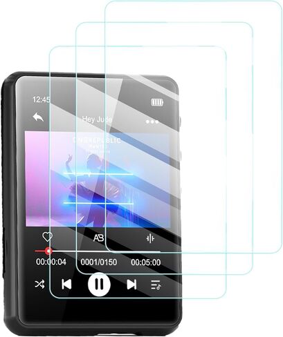 Screen Protector for MECHEN M3 2.4 Inch Full Touch Screen MP3 Player, High-definition Scratch Resistant Film,HD Clear Anti Blue Light, Bubble Free with Easy Installation Kit, 3 Pack in Saudi Arabia