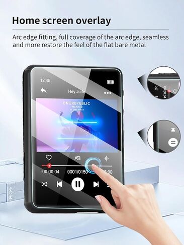 Screen Protector for MECHEN M3 2.4 Inch Full Touch Screen MP3 Player, High-definition Scratch Resistant Film,HD Clear Anti Blue Light, Bubble Free with Easy Installation Kit, 3 Pack in Saudi Arabia