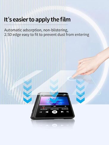 Screen Protector for MECHEN M3 2.4 Inch Full Touch Screen MP3 Player, High-definition Scratch Resistant Film,HD Clear Anti Blue Light, Bubble Free with Easy Installation Kit, 3 Pack in Saudi Arabia