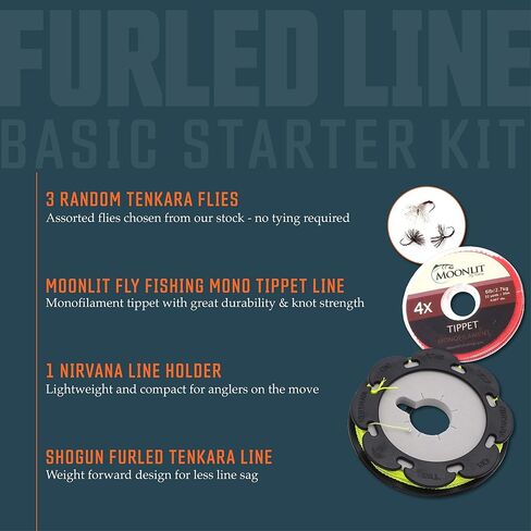 DRAGONtail Basic Tenkara Starter Kit with Premium Furled line (Rod not Included) in Saudi Arabia