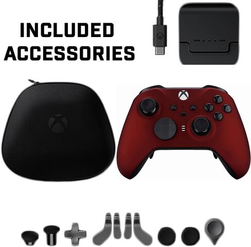 Custom Controllerzz Elite Series 2 Controller Compatible With Xbox One, Xbox Series S and Xbox Series X (Red) in Kuwait