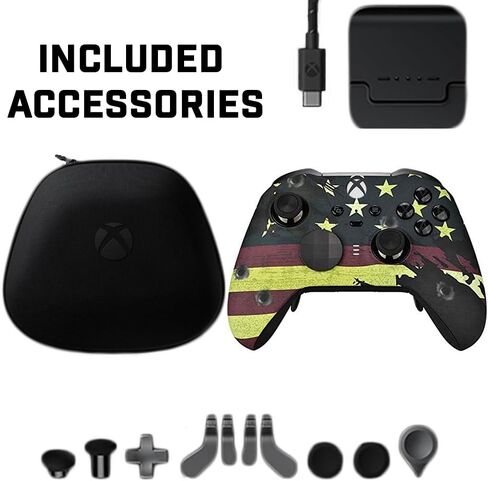 Custom Controllerzz Elite Series 2 Controller Compatible With Xbox One, Xbox Series S and Xbox Series X (Red) in Kuwait