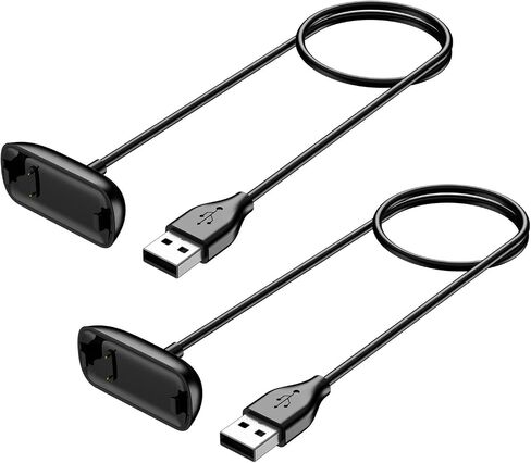 Meliya USB A Charger Cable Compatible with Fitbit Inspire 3 Fitness Tracker (2 Pack, 1.64ft) in Saudi Arabia