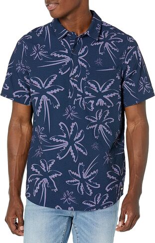 Oakley Deco Palms RC Short Sleeve Button Down in Saudi Arabia