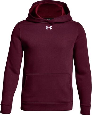 Under Armour Hustle Fleece Team Hoodie Youth 1300129 - Grey - XL in Saudi Arabia