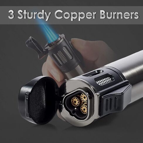 Urgrette 2 Pack Torch Torch Triple 3 Jet Flame Gas Gas Lighter Lighter Lighter Lighter Jet Torch Linighter in Kuwait