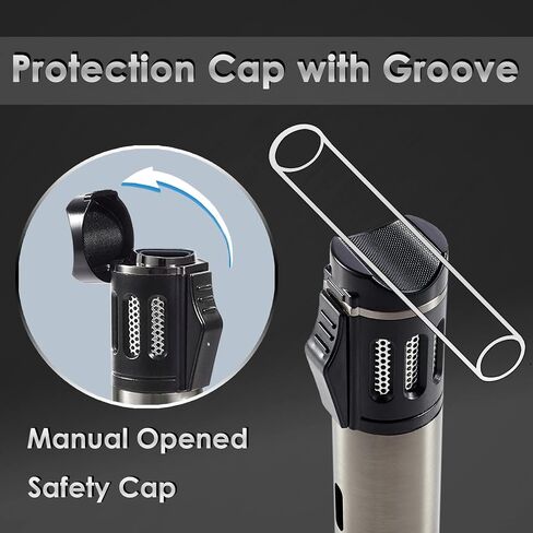Urgrette 2 Pack Torch Torch Triple 3 Jet Flame Gas Gas Lighter Lighter Lighter Lighter Jet Torch Linighter in Kuwait
