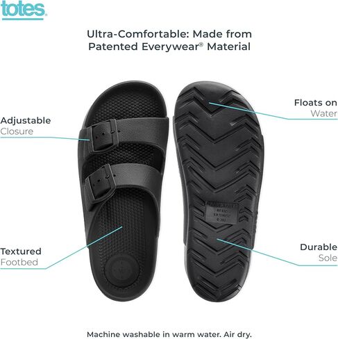 صندل منزلق للرجال من جميع الملابس بإبزيم مزدوج قابل للتعديل in Kuwait