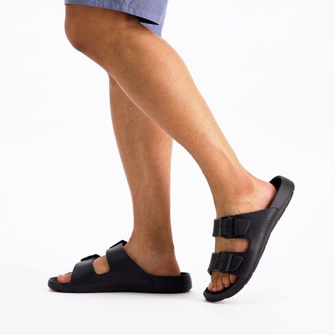 صندل منزلق للرجال من جميع الملابس بإبزيم مزدوج قابل للتعديل in Kuwait