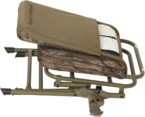Banded Swivel Blind Chair – 360° Silent Rotation, Adjustable Legs, Padded Seat for Hunting (Realtree Legacy, Regular) in Kuwait