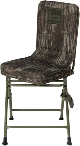 Banded Swivel Blind Chair – 360° Silent Rotation, Adjustable Legs, Padded Seat for Hunting (Realtree Legacy, Regular) in Kuwait