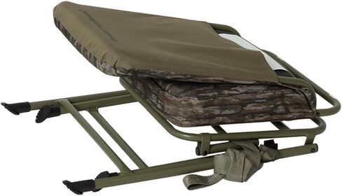Banded Swivel Blind Chair – 360° Silent Rotation, Adjustable Legs, Padded Seat for Hunting (Realtree Legacy, Regular) in Kuwait