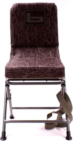 Banded Swivel Blind Chair – 360° Silent Rotation, Adjustable Legs, Padded Seat for Hunting (Realtree Legacy, Regular) in Kuwait