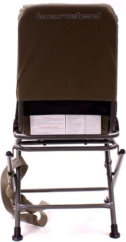 Banded Swivel Blind Chair – 360° Silent Rotation, Adjustable Legs, Padded Seat for Hunting (Realtree Legacy, Regular) in Kuwait