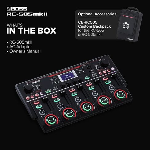 BOSS RC-505MKII Loop Station – The Industry Standard Tabletop Looper, Updated and Enhanced. Class-leading sound quality. Five simultaneous stereo phrase tracks. Input FX and Track FX sections. in Saudi Arabia