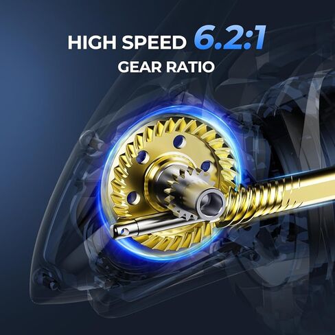 KastKing ReKon Saltwater Spinning Fishing Reel – Up to 55LBs Max Drag Big Game Fishing Reel - Innovative NyliTech Body- Water Resistant - MaxiDur 5+1+1 Corrosion-Resistance Bearing System in Saudi Arabia