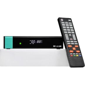 G Media V8X Digital Satellite TV HD Recever DVB-S/S2/S2X ، 1080p FTA Satellite Satelite H.265 BLUCTION 2.4G WIFI SCART+CA ، دعم BISS KEY ، YOUTUBE ، CCCAM ، 3G USB DONGLE ، V8 NOVA UPGRADE