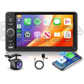2G+64G Android Car Stereo لـ Chevy Chevrolet Silverado SSR Tahoe 2003-2006 ، Hummer H2 2003-2007 ، GMC Siera Yukon 2003-2006 ، Carplay Android Auto ، GPS ، SWC+Camera Camera