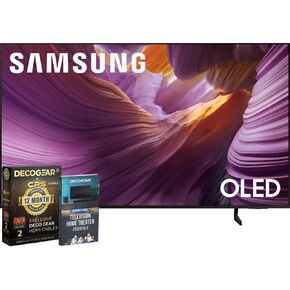 Samsung 65" OLED HDR 4K S85F Smart TV (2025) Vision AI, OLED HDR, Pantone Validated Bundle with CPS Exclusive 1-Year Protection & Deco Gear Complete Home Theater Beginner's Guidebook in Kuwait