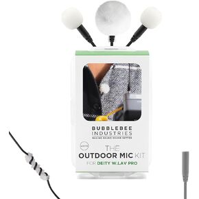 Bubblebee Outdoor Mic Cover Kit Deity W.Lav Pro, Dual Head W.Lav Pro, Theos & PR-2 - Wind Reduction Lavalier Mic Wind Muff Dead Cat for Content Creators, Videographers, Audio Engineers & Filmmakers