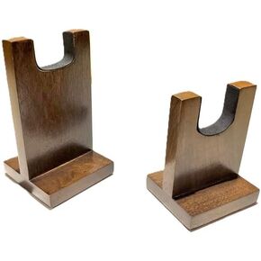 Rustic Wood Gun Display Stands, display stands for rifles, long guns, firearms, weapons and collectables, for Displays, Shows, and Exhibits.